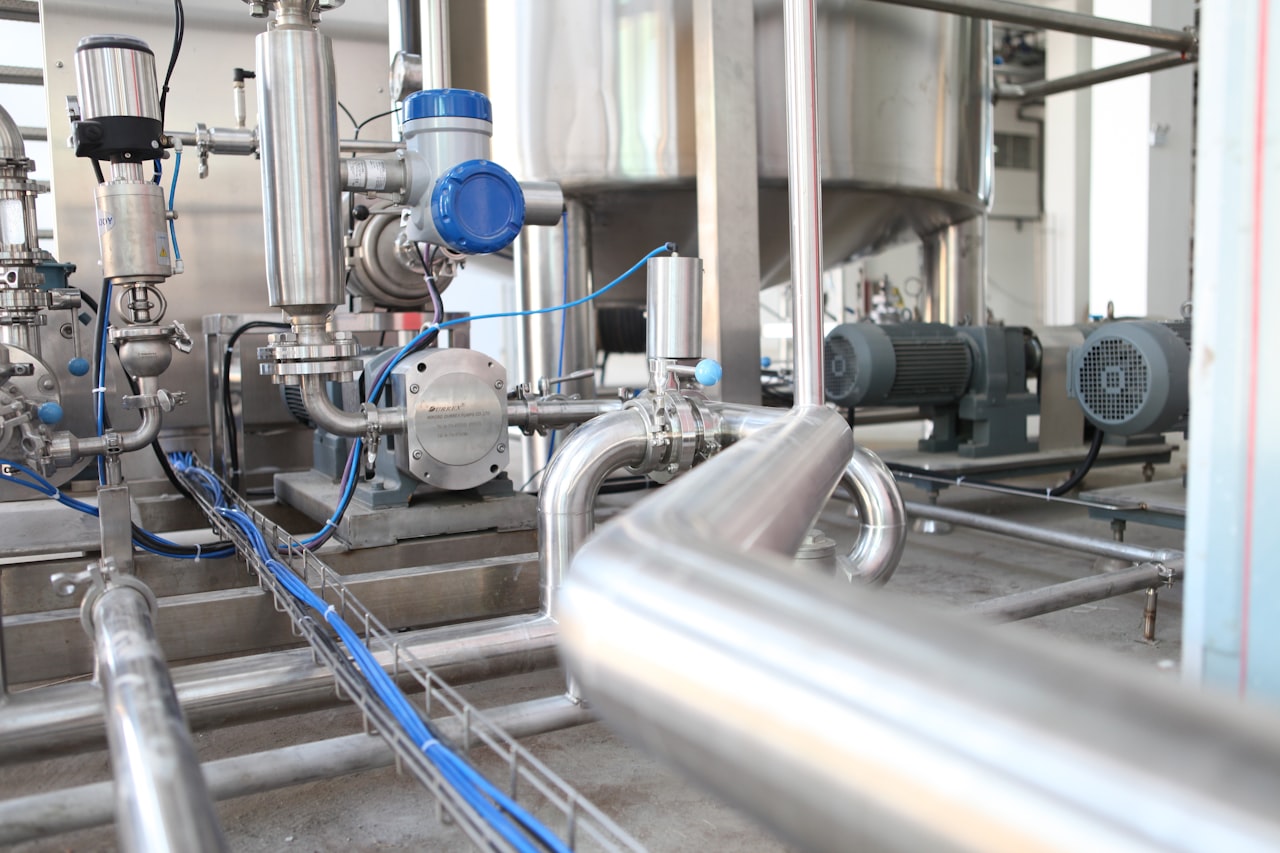 Inside a modern plant