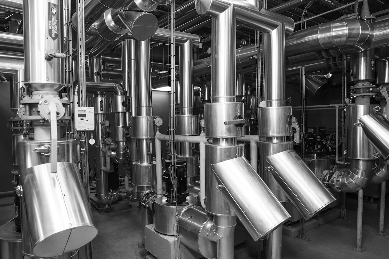 Inside a modern processing plant