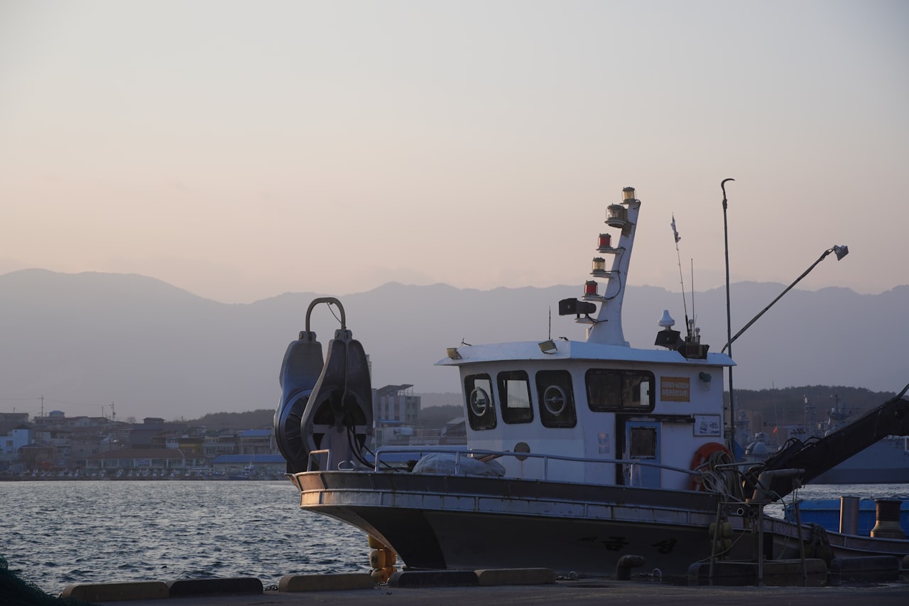 Marine protein at the dock