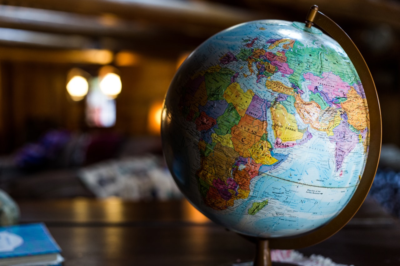 World globe — SIAVS 2026 drew buyer delegations from more than 60 countries to São Paulo